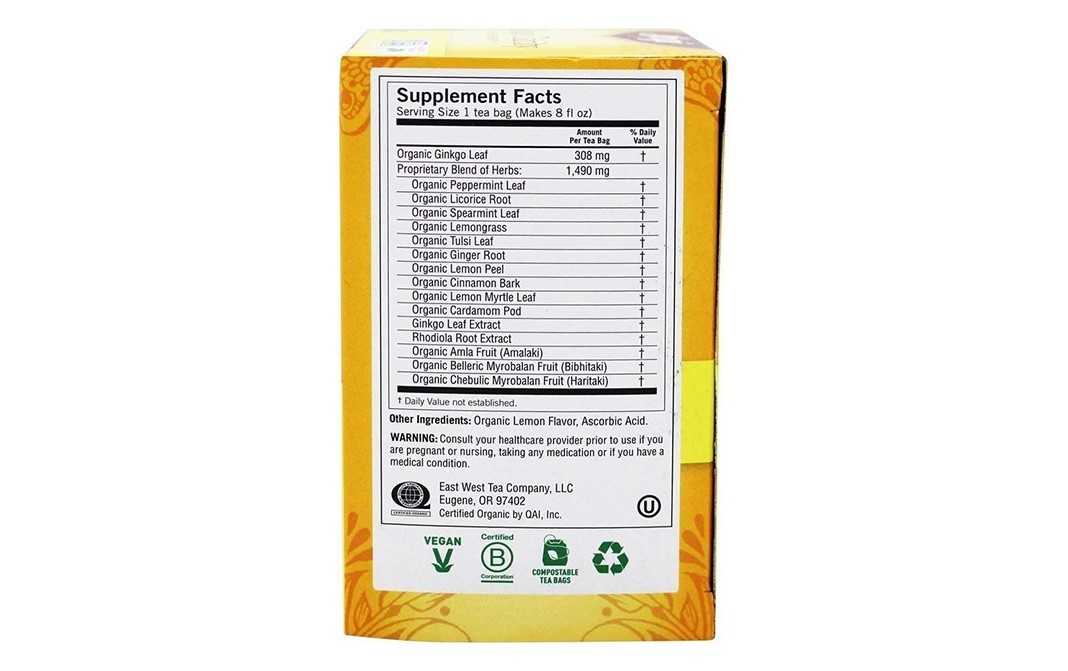Yogi Ginkgo Clarity Tea   Box  16 pcs